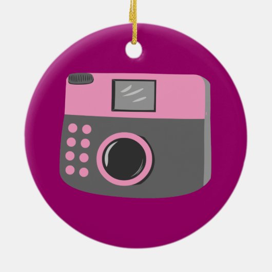 Retrocamera Keramisch Ornament (Achterkant)