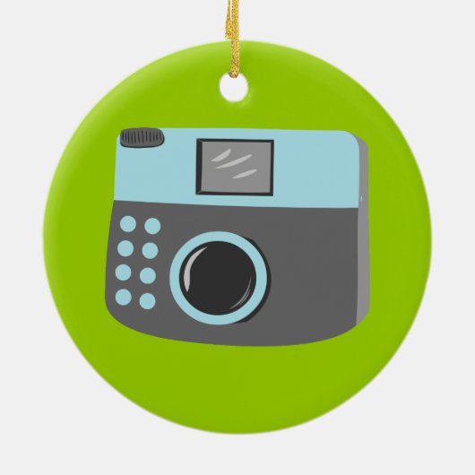 Retrocamera Keramisch Ornament (Achterkant)