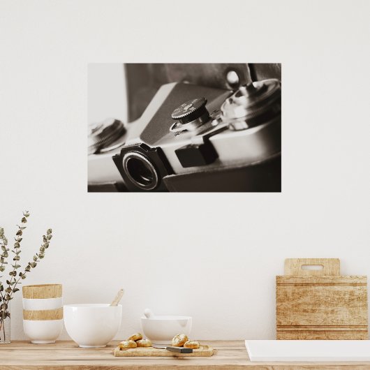 Retrocamera Poster (Keuken)