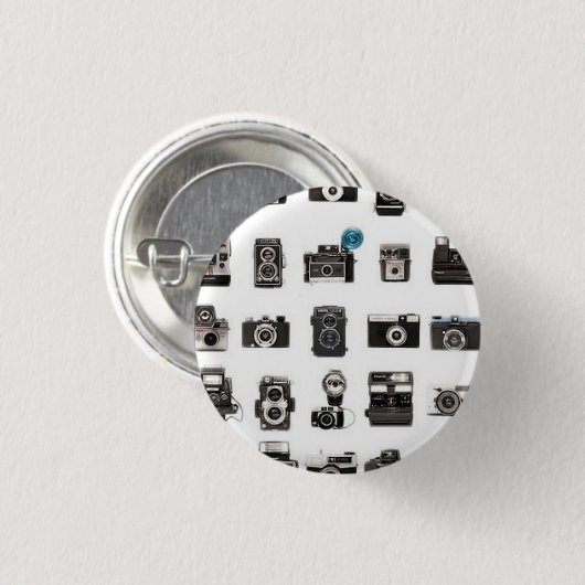 Retrocamera-regel Ronde Button 3,2 Cm (Voorkant /achterkant)