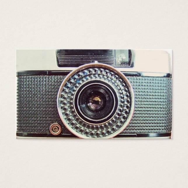 Retrocamera Visitekaartje (Voorkant)