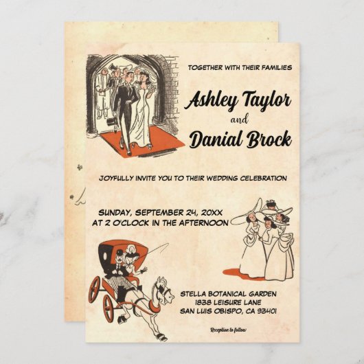  retrocessie oude oude Pop Kaart (Voorkant / Achterkant)