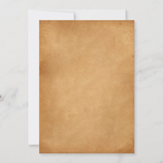  retrocessie Oude Romantische Rustic Wedding Kaart (Achterkant)