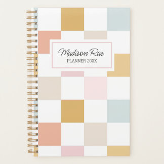 Retrochecker naam monogram planner