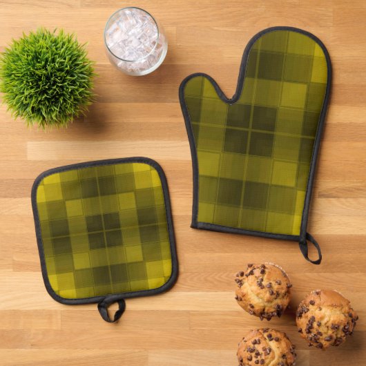 Retrocheckers Ovenwant & Pannenlap Set (Top down)