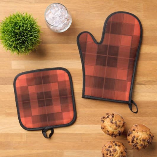 Retrocheckers Ovenwant & Pannenlap Set (Top down)