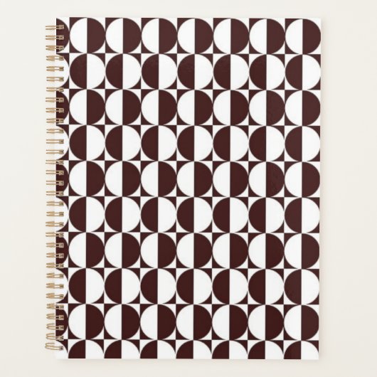 RetroCircle  – Havana Brown Edition Planner (Voorkant)