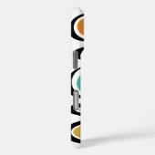 Retrocirculaire vormen medio eeuw modern Case-Mate iPhone case (Achterkant / Rechts)