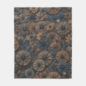 Retrocirkel elegantie fleece deken (Voorkant)