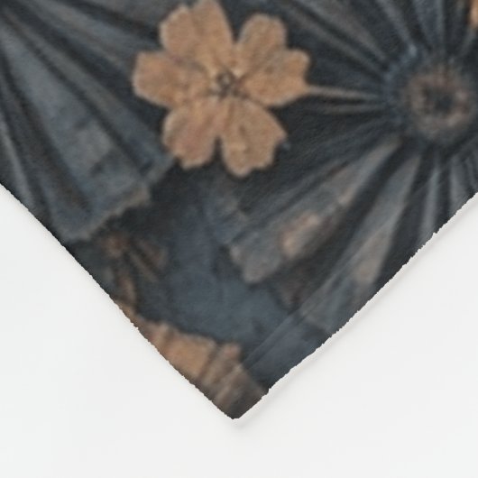 Retrocirkel elegantie fleece deken (Hoek)