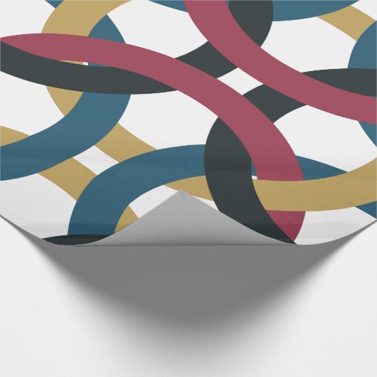 Retrocirkelknoppen voor het verpakken van papier (Hoek)