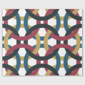 Retrocirkelknoppen voor het verpakken van papier (Vlak)