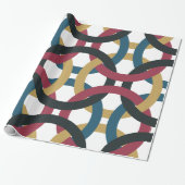 Retrocirkelknoppen voor het verpakken van papier (Uitgerold)