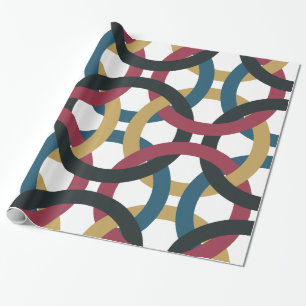 Retrocirkelknoppen voor het verpakken van papier