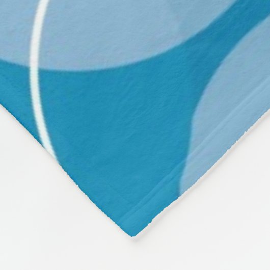 Retrocirkels Fleece Deken (Hoek)