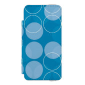 Retrocirkels Incipio iPhone Portemonnee Hoesje (Voorkant Agenda)