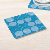 Retrocirkels Kartonnen Onderzetters (Schuin)