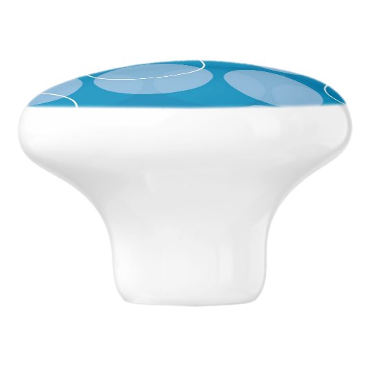 Retrocirkels Keramische Knop (Zijkant)