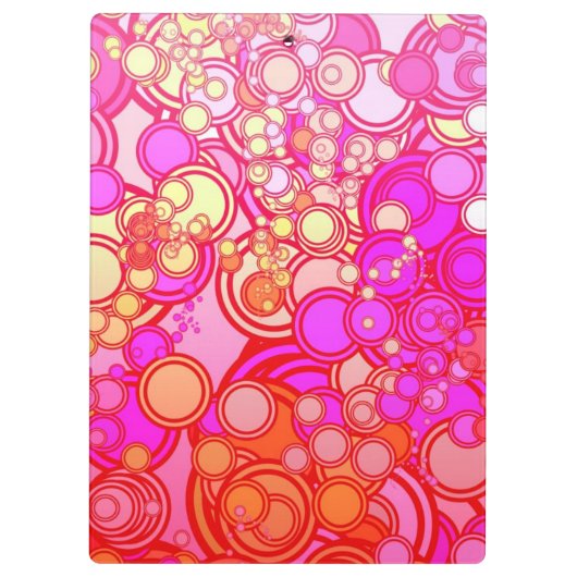 Retrocirkels Klembord (Achterkant)