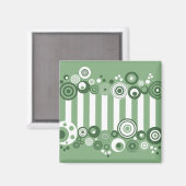 Retrocirkels Magneet (Voorkant / Achterkant)