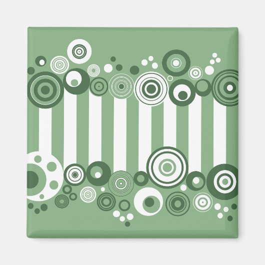 Retrocirkels Magneet (Voorkant)