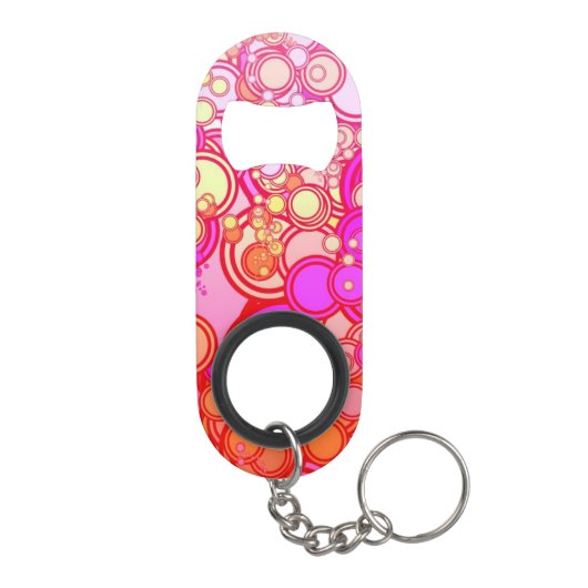 Retrocirkels Mini Flessenopener (Achterkant)