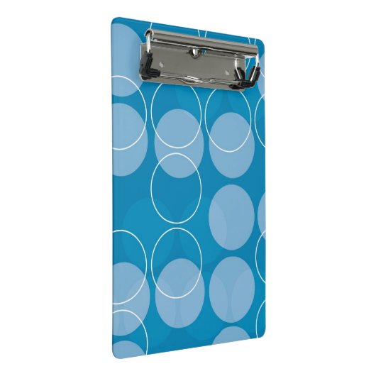 Retrocirkels Mini Klembord (Schuin)