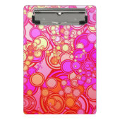 Retrocirkels Mini Klembord (Voorkant)