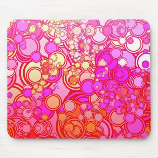 Retrocirkels Muismat (Voorkant)