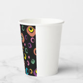 Retrocirkels Papieren Bekers (Links)