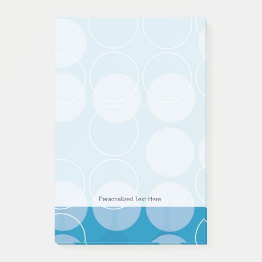 Retrocirkels Post-it® Notes (Voorkant)