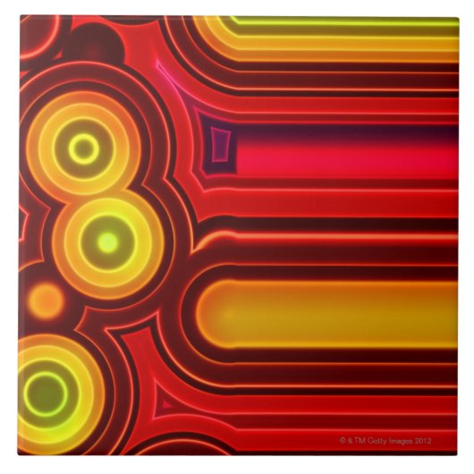 Retrocirkels Tegeltje (Voorkant)