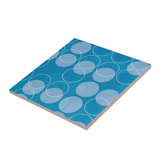 Retrocirkels Tegeltje (Zijkant)