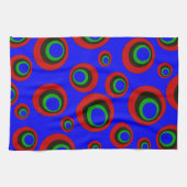 Retrocirkels Theedoek (Horizontaal)