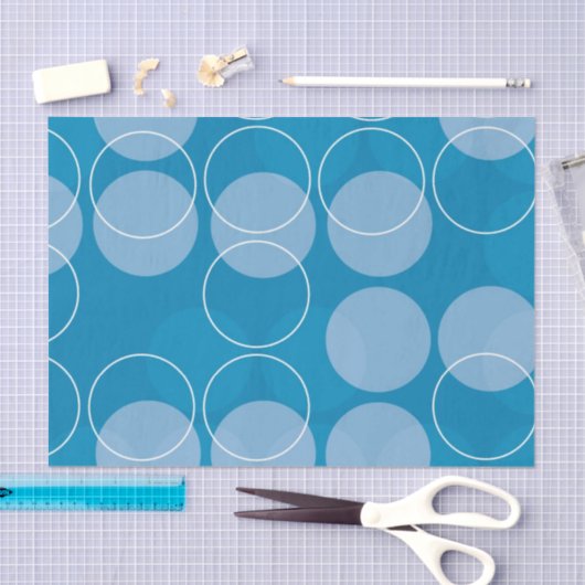 Retrocirkels Tissuepapier (Craft)