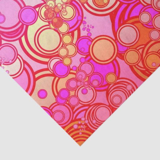 Retrocirkels Tissuepapier (Detail)