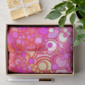 Retrocirkels Tissuepapier (Geschenk)