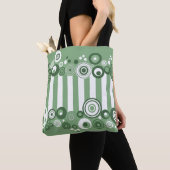 Retrocirkels Tote Bag (Dichtbij)