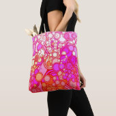 Retrocirkels Tote Bag (Dichtbij)