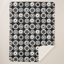 Retrocirkels zwart-wit