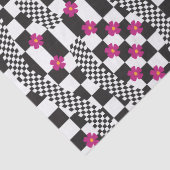 Retrockerboard ontwerp tissuepapier (Detail)