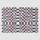 Retrockerboard ontwerp tissuepapier (Voorkant)