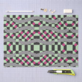 Retrockerboard ontwerp tissuepapier (Craft)