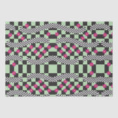 Retrockerboard ontwerp tissuepapier (Voorkant)