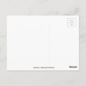 Retrococktailzonnestang Briefkaart (Achterkant)