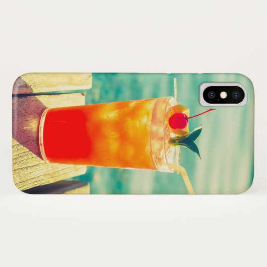 Retrococktailzonnestang Case-Mate iPhone Case (Achterkant (horizontaal))