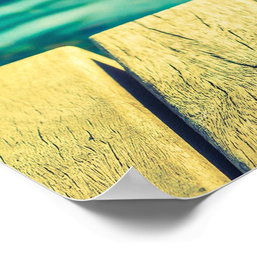 Retrococktailzonnestang Poster (Hoek)