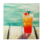 Retrococktailzonnestang Tegeltje (Voorkant)