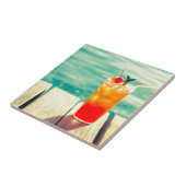 Retrococktailzonnestang Tegeltje (Zijkant)