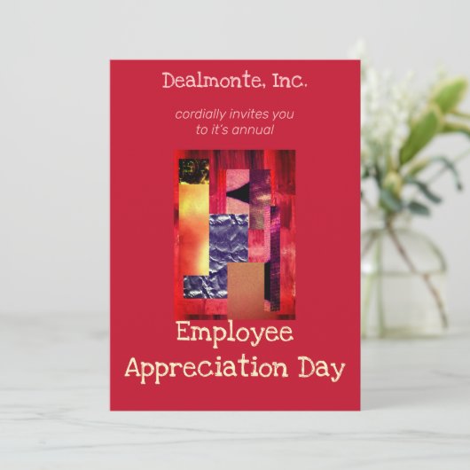 retrocollage kaart (Staand voorkant)